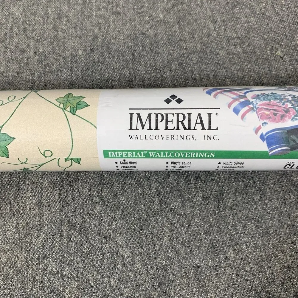 IVY LEAF VINE PREPASTED IMPERIAL WALLPAPER 20.5 in. x 11 yds. CL6114